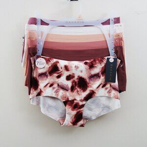 Danskin 7-Pack No Show Boyshort Warm Tone Pink Mauve (M) NWT